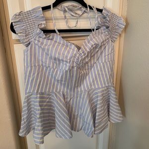 NWT Peplum Top